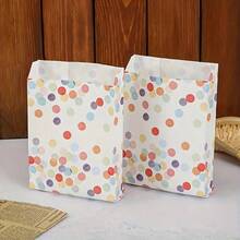48/24/12 Sets Colorful Polka Dot Kraft Paper Gift Bags With Stickers, Birthday Party Gift Bags, Wedding Party Colorful Polka Dot Kraft Paper Bags, Holiday Party Colorful Polka Dot Gift Bags, Thanksgiving Theme Party Gift Bags Decorations, Suitable For Weddings, Birthday Parties, Holiday Gatherings, Party Gifts, With Sealing Stickers - Colorful Polka Dot Paper Bags - View 5