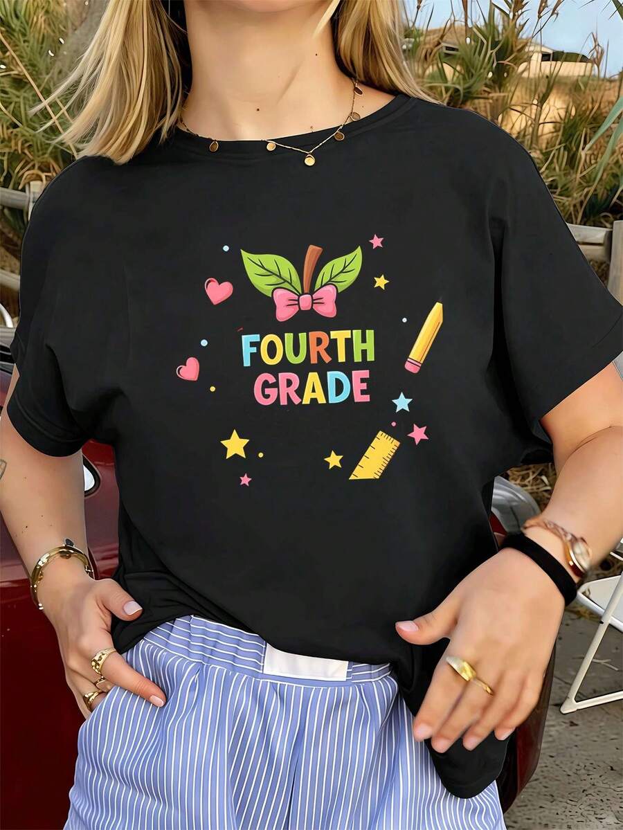 Women T-Shirts - Black - View 1