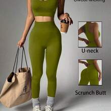 Women Unitards - Hunting Green - View 2