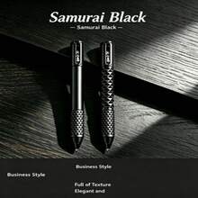 0.5mm Simple Push-Button Transformable Ballpoint Pen, Business Office Supplies, Geometric Fidget Pen, Back To School - Round - View 5