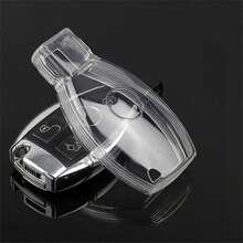 1 cái bao bảo vệ chìa khóa ô tô TPU, phù hợp cho các dòng A B C E GLS GLA GLK GLC CLS CLA AMG W204 W205 W212 W176, không thể cắm trực tiếp vào hệ thống khởi động ô tô - A - Xem 10