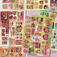 8张可爱团子贴纸套装，猫咪主题，日式治愈系，防水装饰贴纸 - 彩色 - 查看 6
