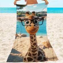 1 pieza Toalla de playa con patrón de lámina de oro ultra suave, adecuada para la playa, fiesta de piscina, vacaciones - Accesorios de playa y piscina - estilo5 - Ver 3