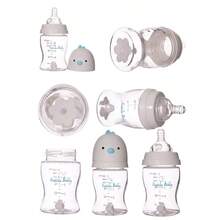 1件/2件 160ml 嬰兒奶瓶，Tritan材質，5cm瓶口直徑，柔軟舒適奶嘴，卡通小雞設計，適合嬰兒多階段日常使用 - 多色[適合3-12個月的寶寶使用] - 查看 8