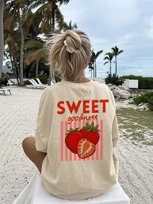 Women T-Shirts - Apricot - View 6