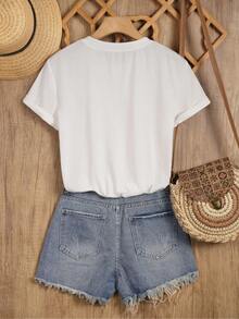Women T-Shirts - White - View 2