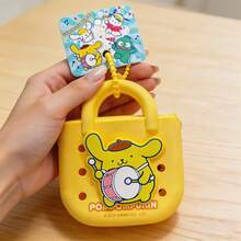 MINISO Sanrio Cartoon Keychain Collection,Cute & Colorful Bag Accessories, Durable Soft Material, Playful Design, Multiple Variants Available - Style 2 - View 1