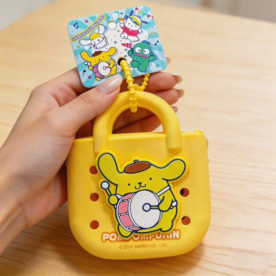 MINISO Sanrio Cartoon Keychain Collection,Cute & Colorful Bag Accessories, Durable Soft Material, Playful Design, Multiple Variants Available - Style 2 - View 1
