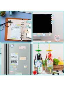 1set Magic Horse Sticky Notes Set, Cute Magic Horse Self-Stick Notes Pads Animal Divider Tabs Bundle Writing Memo Pads Back To School Office Supplies Small Gift School Supplies - one-size - View 7