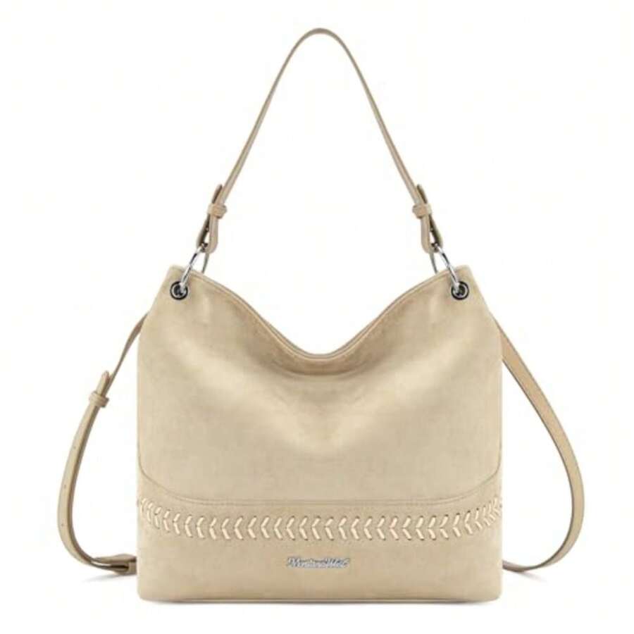 Hobo Bag For Ladies Shoulder Handbags With Back Pocket Purses, With Zipper, Purses, With Zipper - And So - View 1