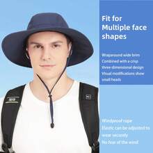 Outfly Wide Brim Bucket Hat, Cool Breathable Quick-Dry Fabric, Suitable For Outdoor Sports, Travel, Vacation, Fishing, Daily Wear And Leisure - Multicolor - View 6