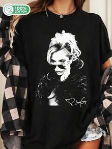 Women T-Shirts - Black - View 6