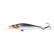 5入 8cm 8.5g 逼真釣魚路亞餌，潛水深度 0.5-2m，硬餌路亞適合鱸魚、黑魚及其他魚類 - 彩色 - 查看 4