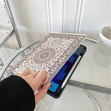 1件書本式翻蓋桌上保護殼，多角度支架保護套，附筆槽，相容 iPad 10代 10.9吋 2022 智慧保護殼 / Air 13 (M3 2025) / Air 11 / 11 (A16 2025) / Galaxy Tab S10+ / S9 / A9，相容 Oppo Pad、 Matepad、Vivo Pad、Honor Pad、 Xiaoxin Pad - 彩色 - 查看 3
