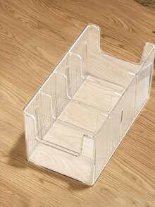 Durable Shatterproof Plastic Made Transparent Storage Box With Removable Dividers, Adjustable Compartment Layout, Suitable For Modern Kitchen And Office Use. Multifunctional Divided Tray, Can Be Used In Refrigerator, Wardrobe, Bathroom To Store Tea Bags, Spices And Tools. Kitchen Organizer Storage Box - Multicolor - View 11