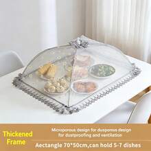 1 buah Penutup Makanan Dapur Lipat - Penutup Meja Lipat Bernapas Cocok Untuk Penggunaan di Rumah, Desain Jaring Bermotif, Sempurna Untuk Pesta Luar Ruangan, Piknik, Barbekyu, dan Berkemah, Aksesori Penyimpanan Dapur - MultiWarna - View 8