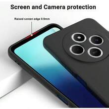متوافق مع جميع سلسلة Redmi، بطانية هاتف أسود مطفي، متوافق مع جميع سلسلة Redmi، تصميم خفيف الوزن، يعيد إحساس اليد العارية المريح، مادة مرنة سهلة التركيب والإزالة دون إتلاف الجهاز، صديق للبشرة مضاد للبصمات مضاد للعرق مضاد للزيت، لا يترك علامات البصمات، طويل الأمد غير دهني - الأسود - مشاهدة 6