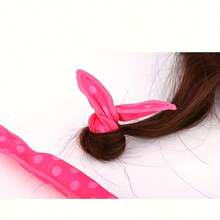 5pcs Hair Styling Tools, Sleep Curlers, Perm Rods, No-Heat Hair Curlers - Polka Dot Curls - View 11