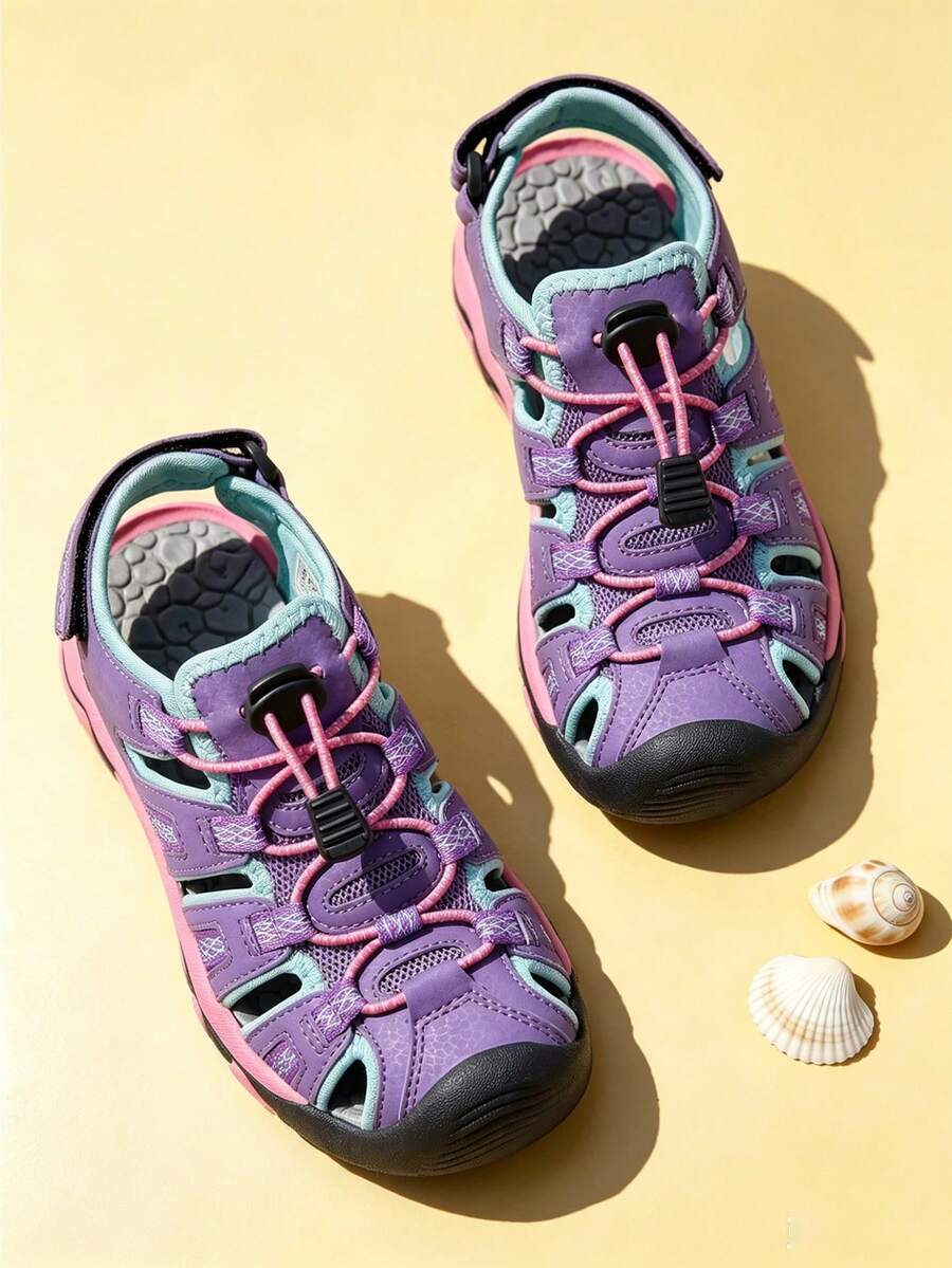 Boys & Girls Toddler/Little Kid/Big Kid Outdoor Summer Sandals - Màu tím - Xem 1
