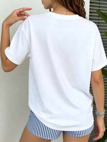 Women T-Shirts - White - View 2