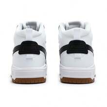 Puma Unisex Classic Mid-Top Skate Shoes, Spring/Autumn Fashion Comfortable Sports Casual Sneakers 39614808 - White-black-gum Color - View 5