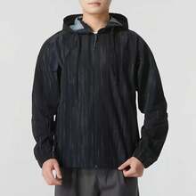 Adidas Áo khoác thường ngày thoáng khí Wuji dành cho nam, áo khoác thể thao dệt kim. - màu đen - Xem 3