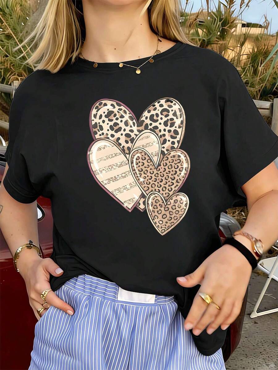 Women T-Shirts - Black - View 1