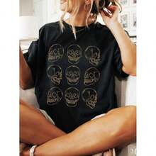 Women T-Shirts - Black - View 9