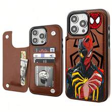 Marvel GwenOscura Cell Phone Case Compatible With IPhone17PROMAX, IPhone17PRO, 15/14/13/12, Galaxy S23 Ultra/Galaxy S24/Galaxy S25, High Quality Print And Anti-Fall, Amazing And Perfect For An Original Gift, Perfect Fit. - 棕色 - 查看 8