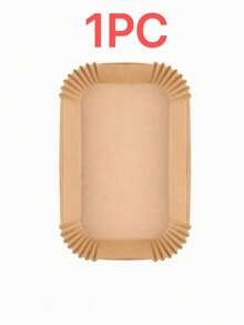 50 piezas de revestimientos de papel pergamino para freidora de aire, bandejas de papel pergamino desechables antiadherentes, revestimientos de cocina resistentes al aceite y al calor, adecuados para freidora de aire, hornear, asar, freír, accesorios de cocina y uso de barbacoa en el hogar - Ver 10