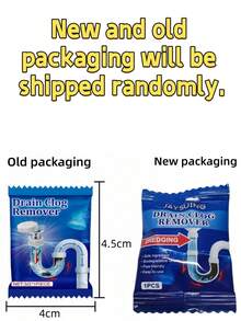 1pc High-Efficiency Drain Cleaner Tablet, Effectively Dissolves Grease And Hair, Quickly Unclogs Drains, Suitable For Kitchen, Sink, Toilet, Sewers And Various Drainage Systems, Maintains Household Drainage Effectively. - Solid State - View 14