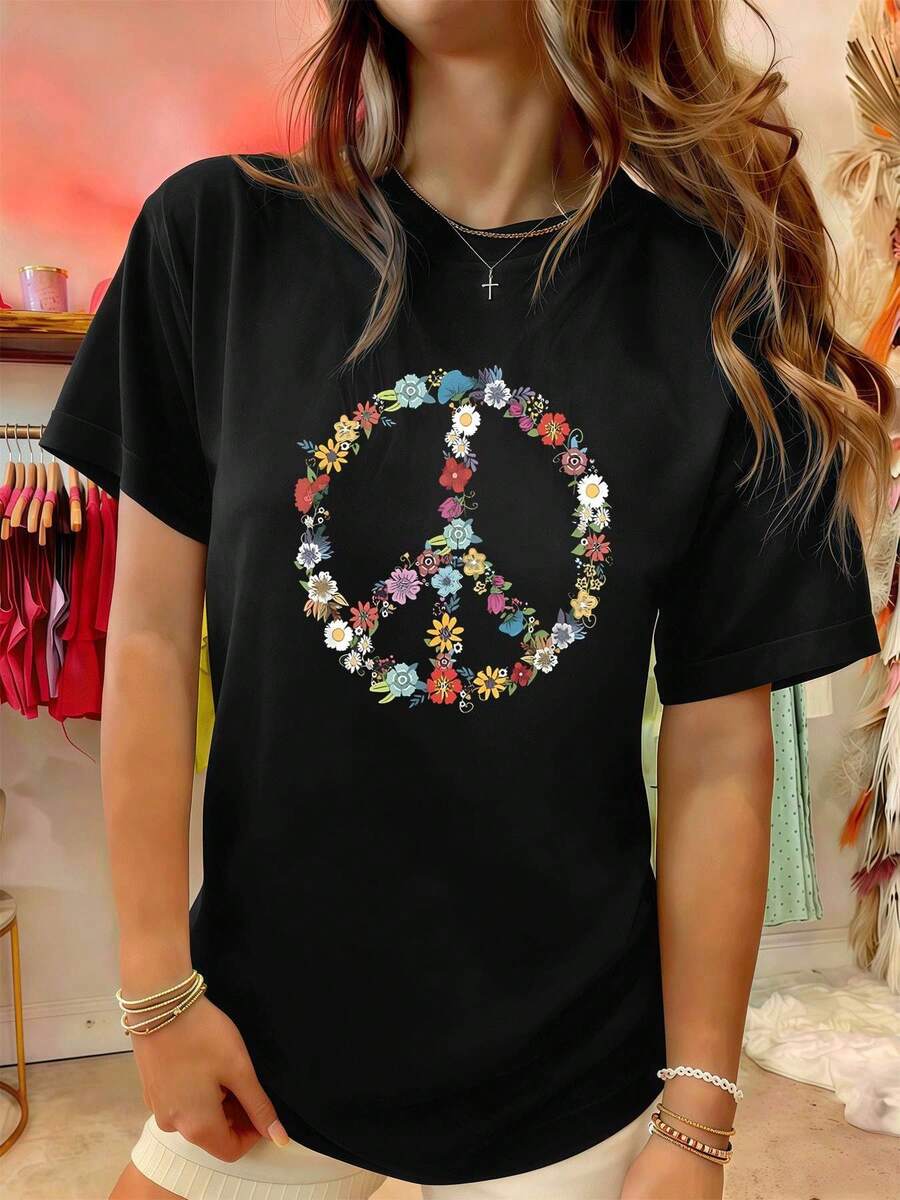 Women T-Shirts - Black - View 1