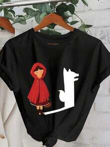 Women T-Shirts - Black - View 3