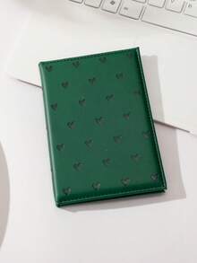 1pc Heart-Shaped Passport Cover, Protective Passport Holder, Portable Travel Card Case - Multicolor - View 7