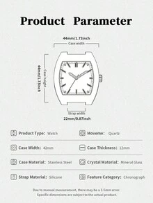 Fossil FS6122 男士時尚商務石英腕錶 三針 日期顯示 - 灰色 - 查看 6