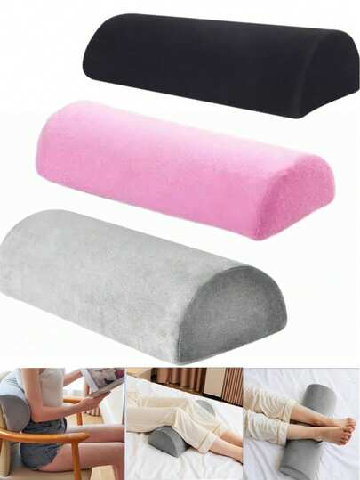 Memory Foam Crescent Leg Pillow, Adjustable Support For Knees, Back, Ankles, Promotes Blood Circulation, Relieves Sciatica, Buttock Pain, Suitable For Side Sleepers, Pregnant Women, Post-Surgery Recovery, Travel, Sofa, Office Nap, Ideal Gift For Moms, Nurses, Elderly, Athletes, Runners, Great For Christmas, Birthday, Valentine's Day, Thanksgiving