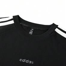 Adidas SPORTSWEAR M New Men's Short-Sleeve Sports T-Shirt - Black and White - View 8