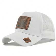Polo de golf , Gorra de golf, Gorra de golf, Gorra de golf, Para hombre, Para mujer, Gorra con visera, Sombrero de sol para mujer, Gorra de béisbol de malla con pico de pato y etiqueta de cuero LA Tractor, Gorra con visera bordada, Gorra de malla para verano con protección solar 2026 - CM678-35 Café y Verde - Ver 29