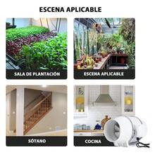Powerful Silent 4 Inch Industrial Air Extractor - White - View 10