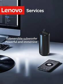 Speaker Bluetooth Lenovo D02, Volume & Kualitas Suara Tinggi, Speaker Super Bass Portabel Tahan Air untuk Luar Ruangan - View 3