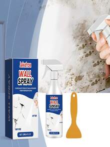 Jakehoe Home Wall Renewal Spray Paint, Quick Cleaning And Covering Wall Stains, Strong Mold Removal And Anti-Moisture Coating, Easy To Repair Peeling, Yellowing, Cracking And Mildew Issues, No Brushing Or Mixing Required, High Coverage And Even Finish - A - View 3