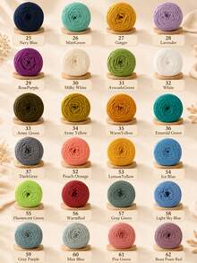 1/2件 T-Shirt 紗線，300g ± 20g 大捲，2cm 寬柔軟聚酯纖維布料紗線，適用於鉤針與編織，DIY 包包、靠墊、娃娃、毯子、拖鞋及手工藝品，多色可選，編織配件與手工藝用品 - 彩色 - 查看 4