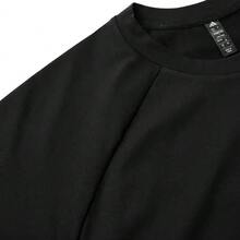 Adidas New Men's Short-Sleeved Sports T-Shirt, Quick-Drying And Breathable, Round Neck Fitness Top - Black - View 8