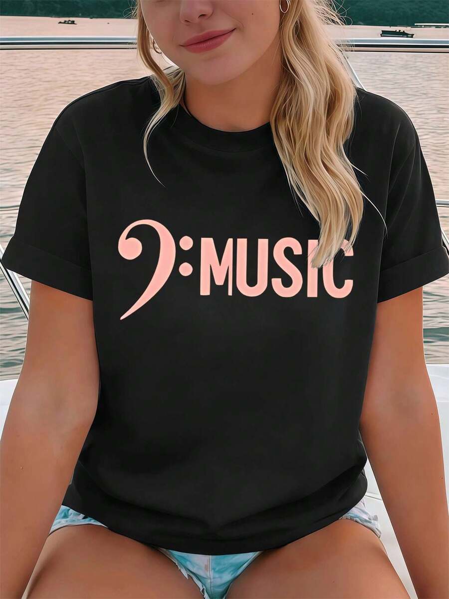 Kvinnor T-shirts - Svart - Visa 1