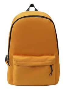 Unisex Minimalist Black Backpack | Water-Resistant Nylon Daypack For Work/Commute/School | Adjustable Straps Multi-Pocket,Y2k - Multicolor - View 18
