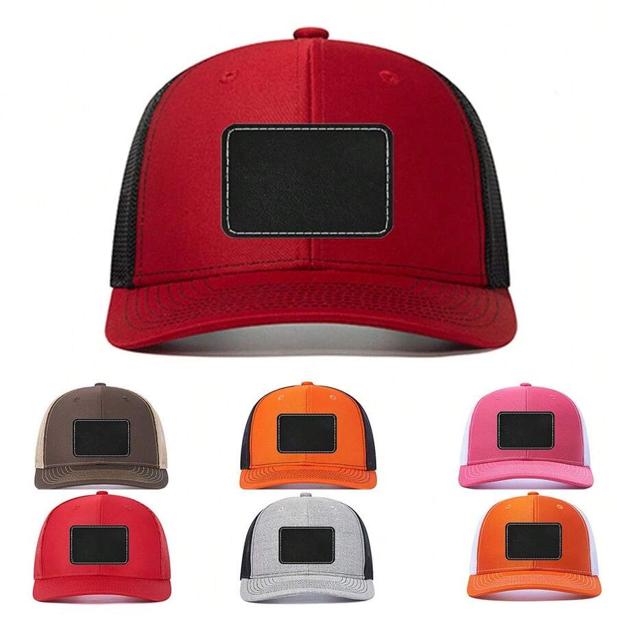 Polo de golf , Gorra de golf, Gorra de golf, Gorra de golf, Para hombre, Para mujer, Gorra con visera, Sombrero de sol para mujer LA En stock, etiqueta de cuero en blanco para grabado láser, gorra de béisbol, gorra deportiva casual para adulto, gorra de malla transpirable, gorra de protección solar, DIY 2026. - Red en blanco y negro - Ver 1