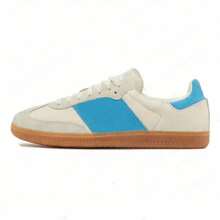 Zapatos casuales unisex, talla 36-45, zapatos casuales de mujer y zapatos deportivos de hombre, zapatos planos de suela blanda con cordones, zapatos cómodos y livianos de hombre para uso diario, de corte bajo,,,,,Zapatillas de entrenamiento alemanas vintage de 2026, de cuero genuino, con punta redonda, versátiles, con franjas de colores contrastantes, zapatillas casuales con cordones. - verde fluorescente - Ver 13
