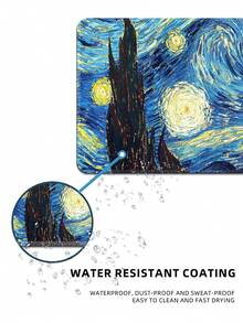 Van Gogh Cat Starry Night Large Gaming Mouse Pad, Micro-Woven Surface, Non-Slip Rubber Base, Suitable For Office And Home Use, Desktop Mouse Pad Decoration - View 10