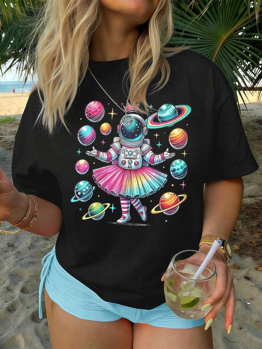 Kvinnor T-shirts - Svart - Visa 1