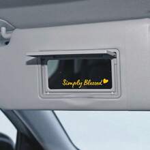 1 pieza Pegatina en inglés "Simple Blessed", adecuada para espejo retrovisor de coche, portátil, cuaderno - Simplemente bendecido - Ver 6